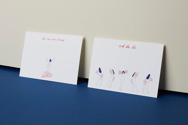 Billets Doux x 2 on wall