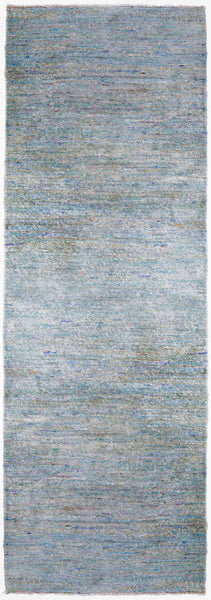 Aqua Sari Silk Runner - In Stock