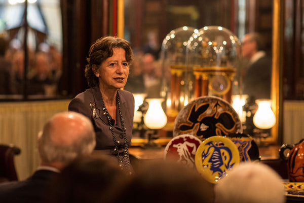 Olga Polizzi in conversation with BBC arts correspondent Will Gompertz