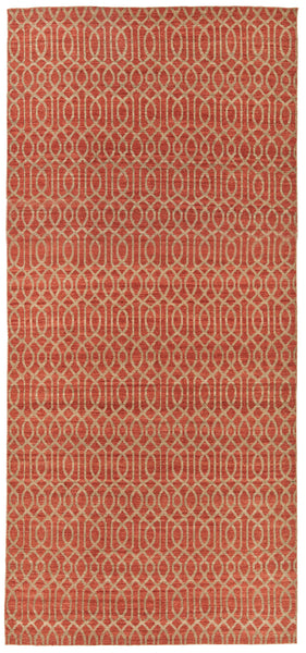 Red & Grey Dhurrie - In Stock