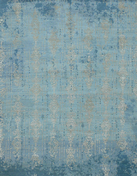 Custom Silk Antique Damask - In Stock